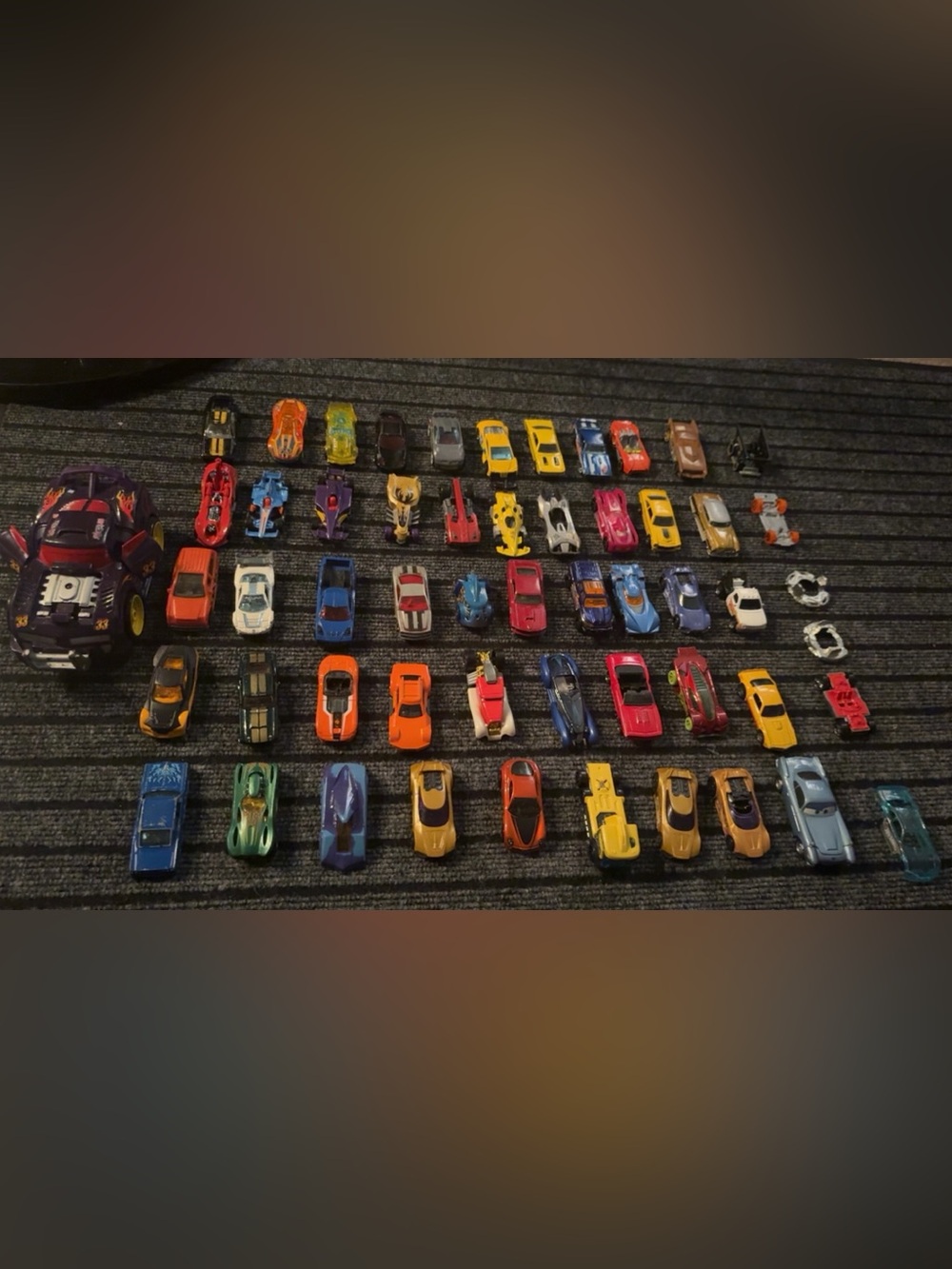 Assorted Hot Wheels/Mattel Kids Toy Car Pack - Multicolor